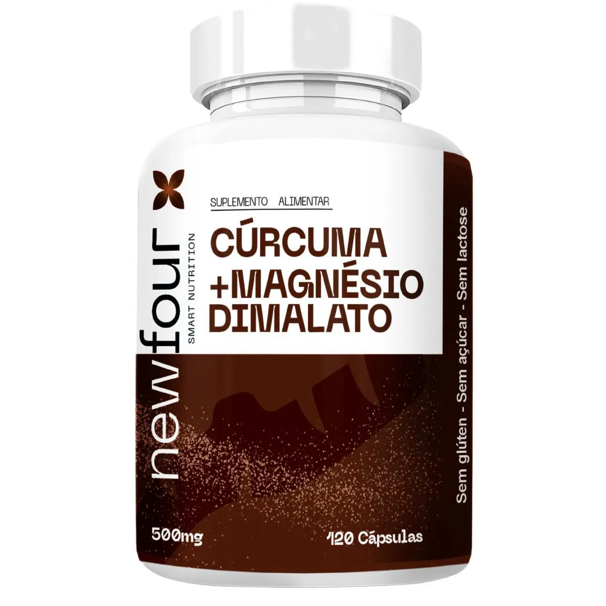 CÚRCUMA COM MAGNÉSIO DIMALATO 120 CÁPSULAS