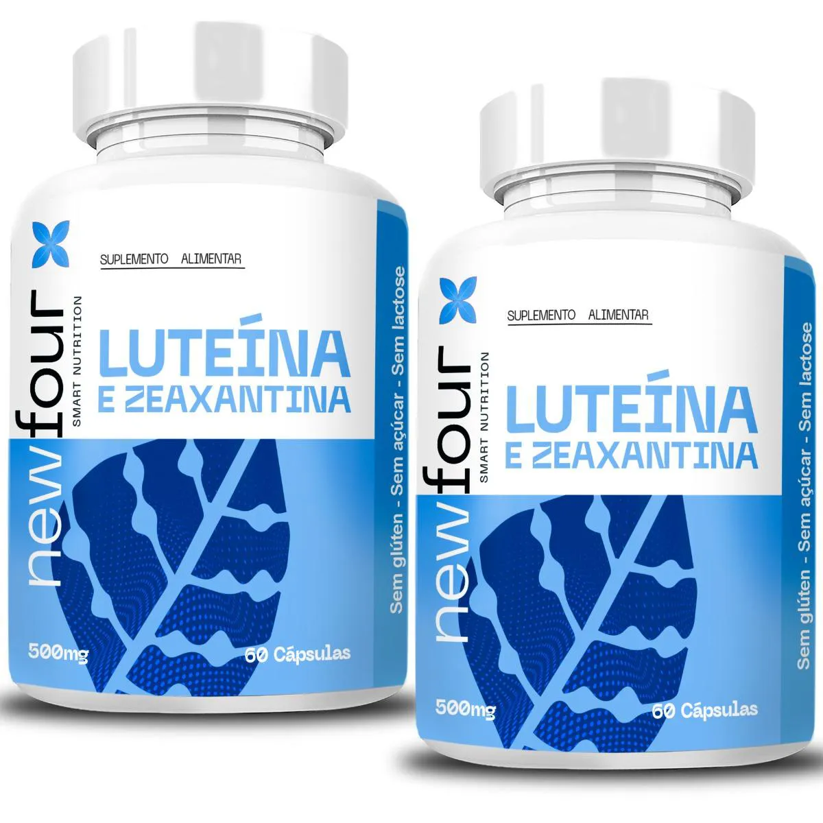 LUTEÍNA E ZEAXANTINA 60 CÁPSULAS KIT COM 2 POTES COM TOTAL DE 120 CAPSULAS