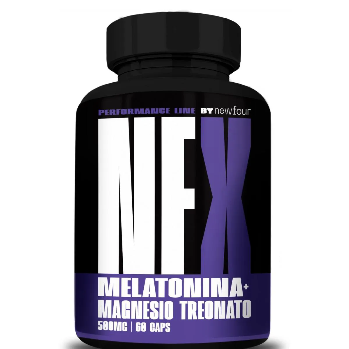 MELATONINA + MAGNÉSIO TREONATO 60 CAPSULAS POTE PRETO
