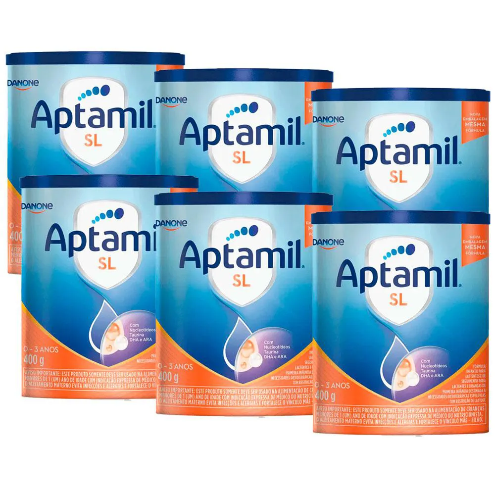 KIT 6X APTAMIL PROEXPERT SL  FóRMULA INFANTIL (800G CADA) - DANONE