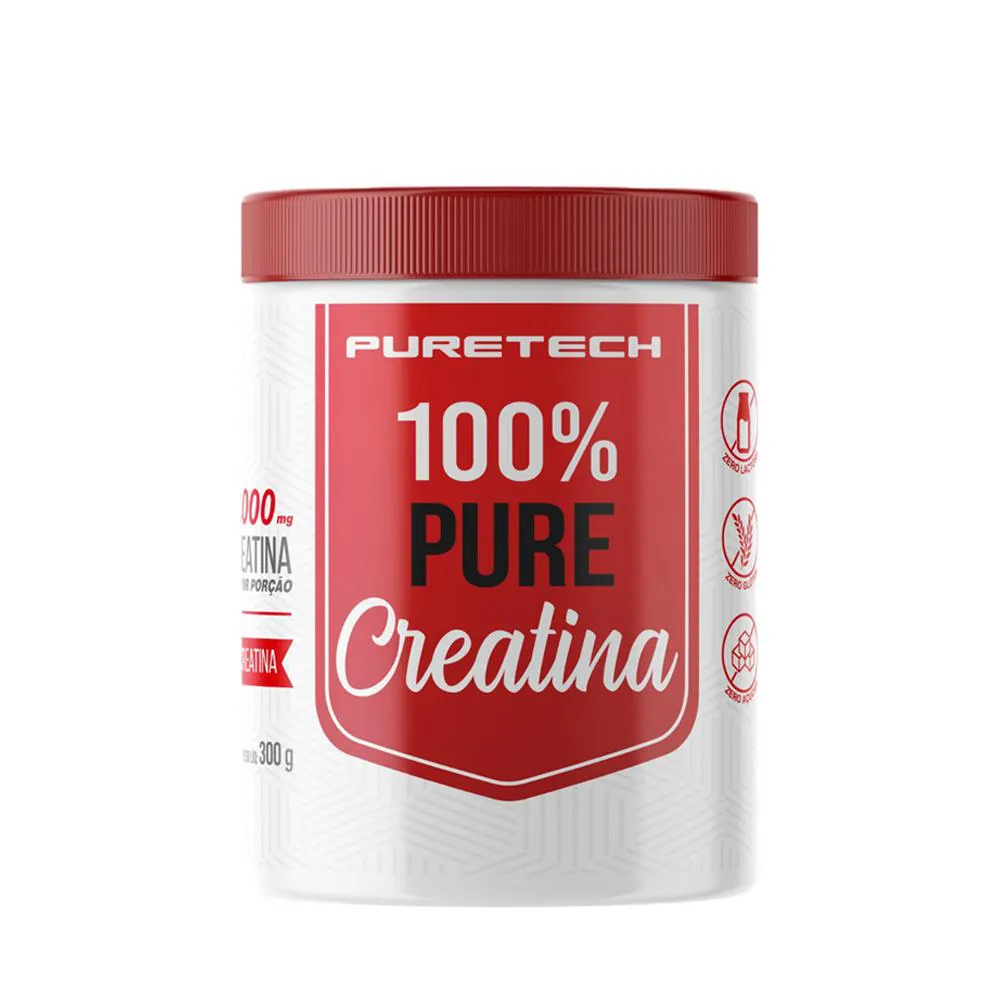 CREATINA 100% PURE 300GR - PURETECH