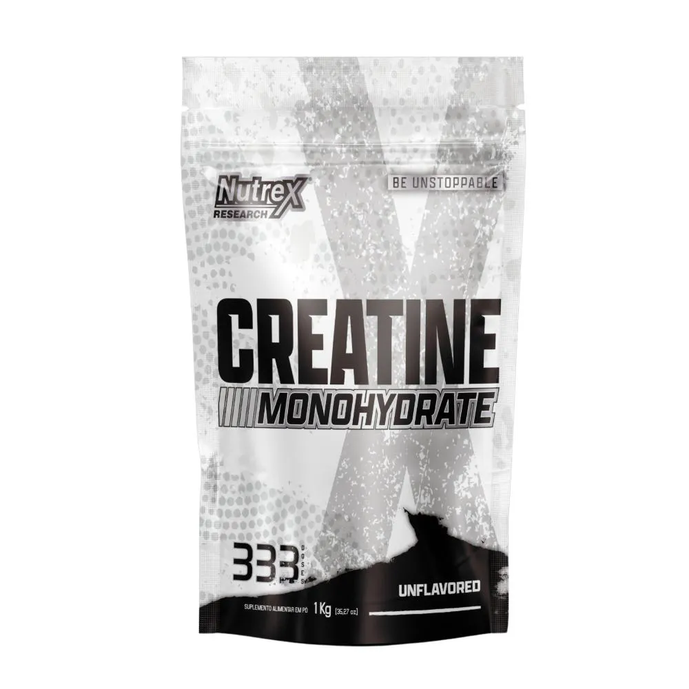 CREATINE MONOHYDRATE 100% PURA 1KG REFIL NUTREX RESEARCH
