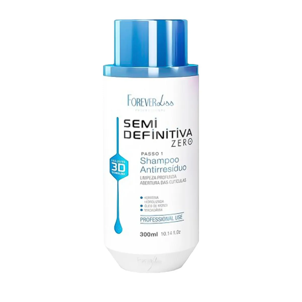 FOREVER LISS SEMI DEFINITIVA PASSO 1 SHAMPOO ANTIRRESIDUO 300ML