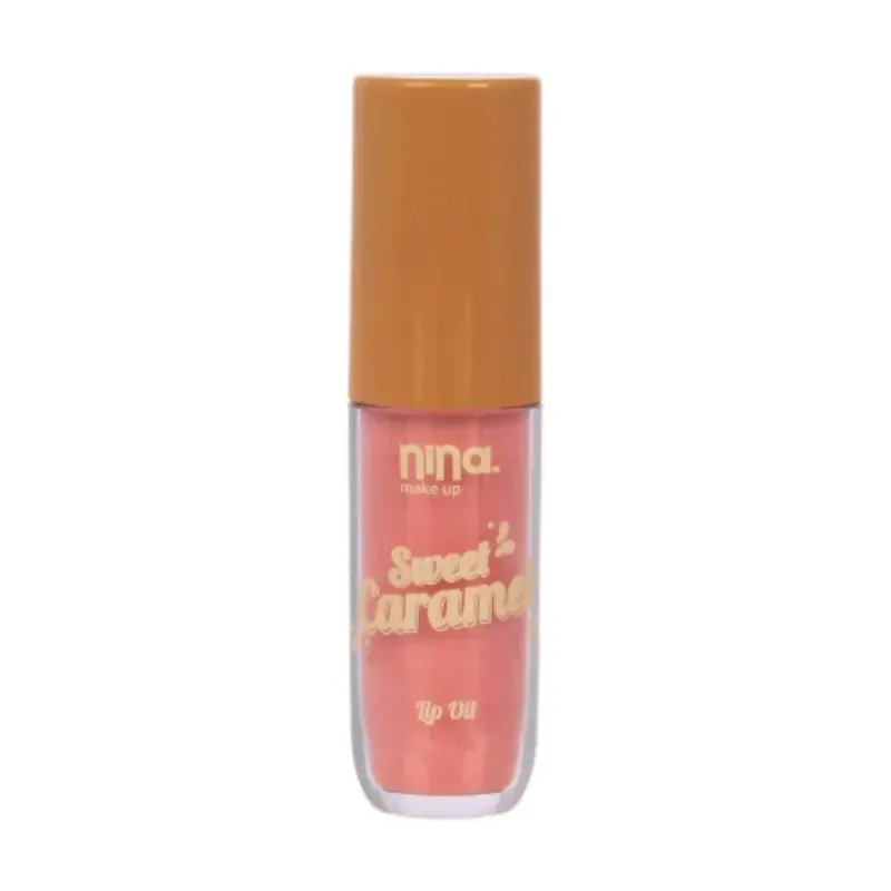 NINA MAKE UP SWEET CARAMEL LIP OIL PINK