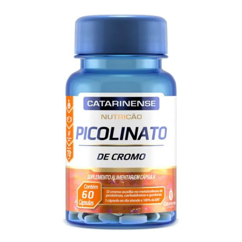 SUPLEMENTO PICOLINATO DE CROMO 60 CAPS CATARINENSE