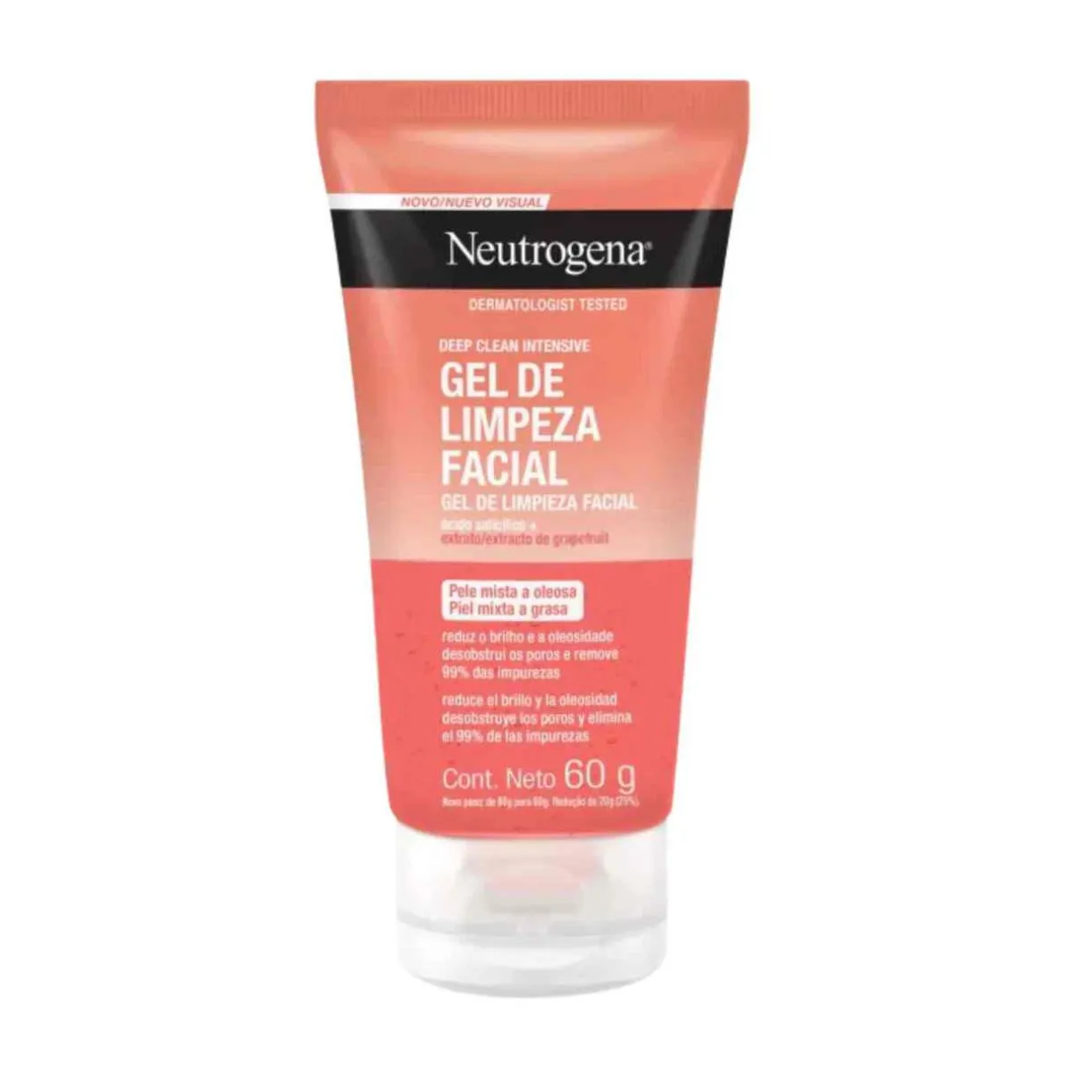 GEL DE LIMPEZA FACIAL NEUTROGENA DEEP CLEAN INTENSIVE GRAPEFRUIT 60G