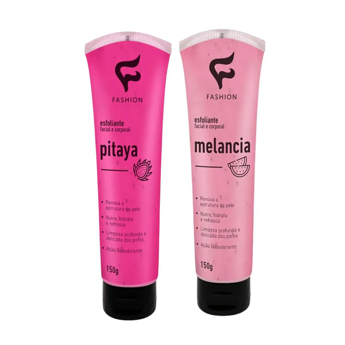 KIT ESFOLIANTE FACIAL 150G PITAYA E MELANCIA - FASHION