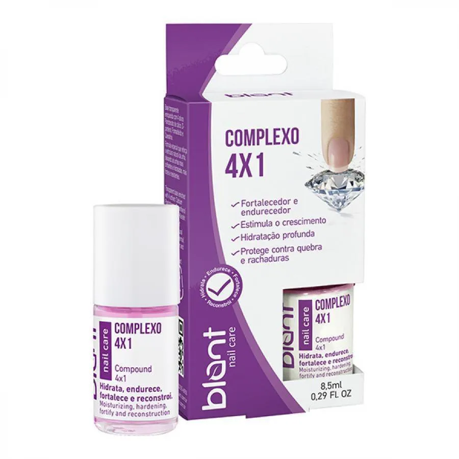 ESMALTE ENDURECEDOR COMPLEXO 4X1  BLANT 8,5ML