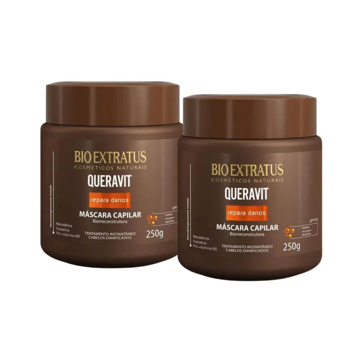 KIT C2  MáSCARA QUERAVIT 250G – BIO EXTRATUS