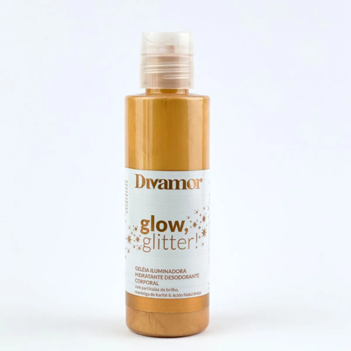 GELEIA ILUMINADORA GLOW GLITTER 140G - DIVAMOR