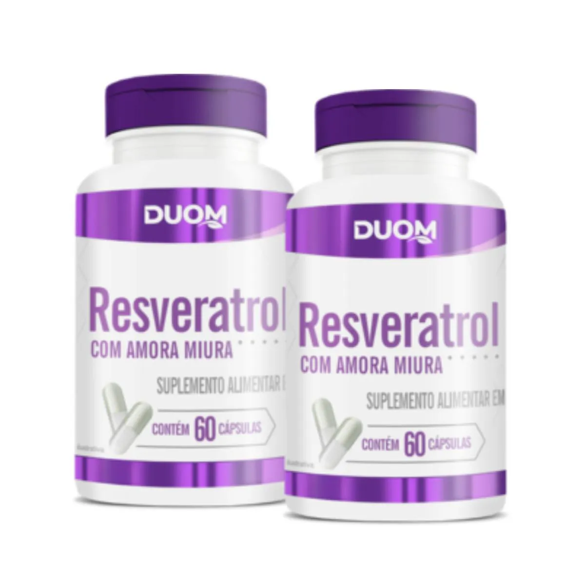KIT C2 SUPLEMENTO RESVERATROL COM AMORA MIURA – DUOM
