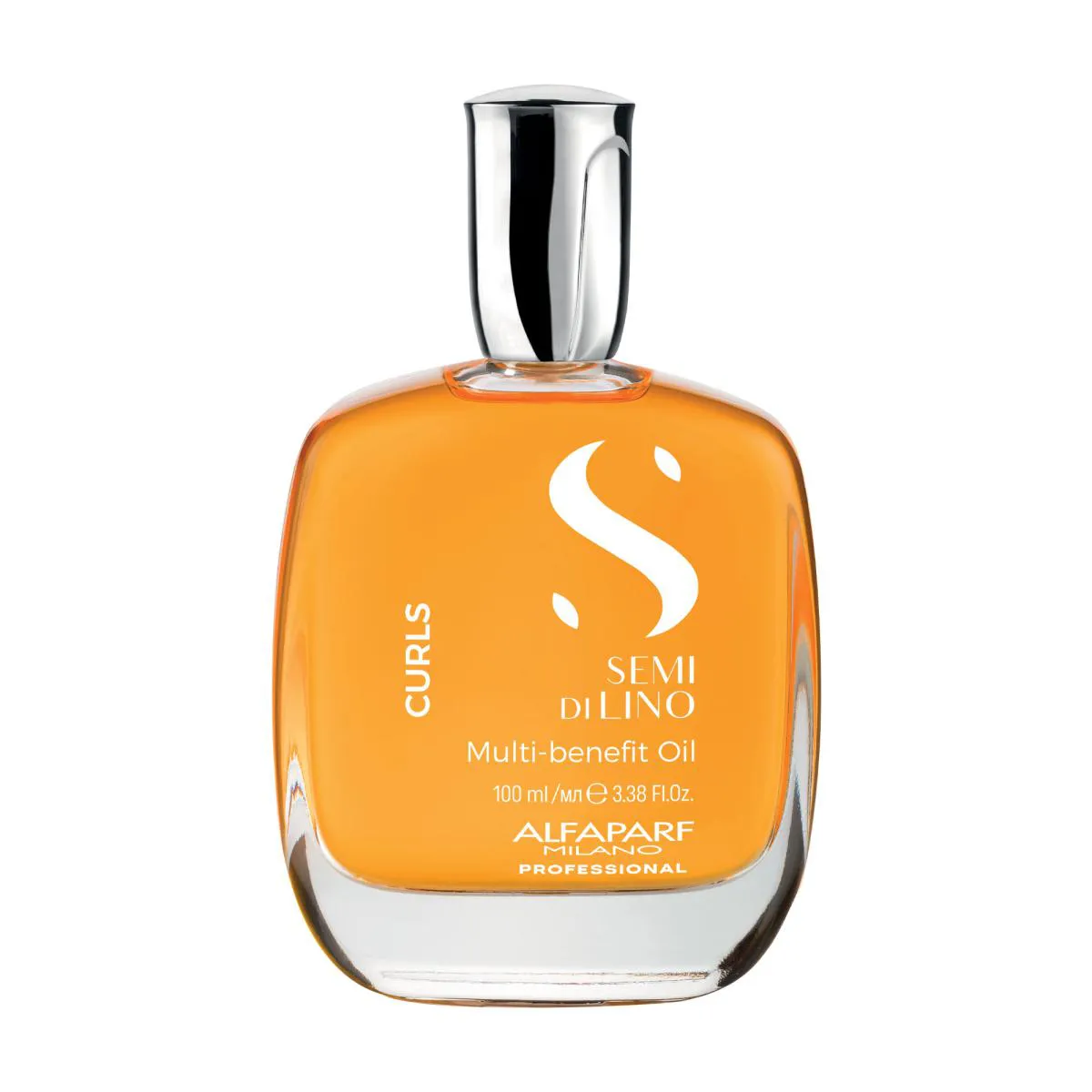 ÓLEO MULTI-BENEFíCIOS ALFAPARF SEMI DI LINO CURLS 100ML