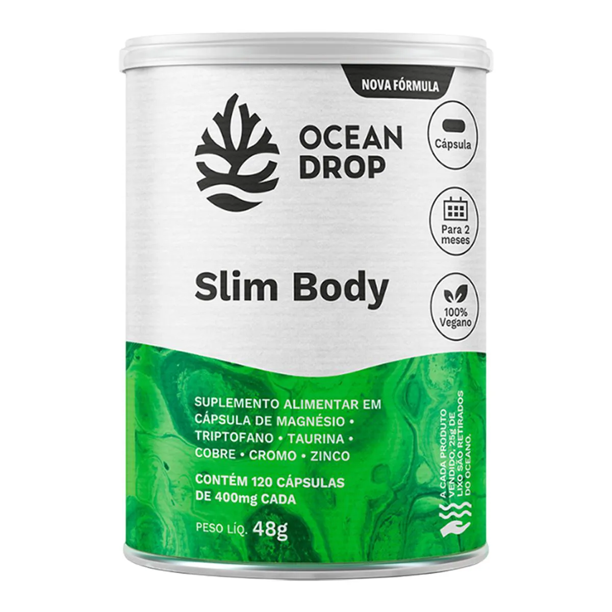 SLIM BODY OCEAN DROP VEGANO 120 CáPSULAS