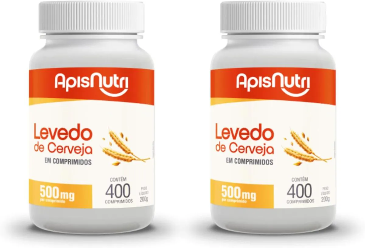 2X LEVEDO DE CERVEJA 500MG 400 COMP APSINUTRI