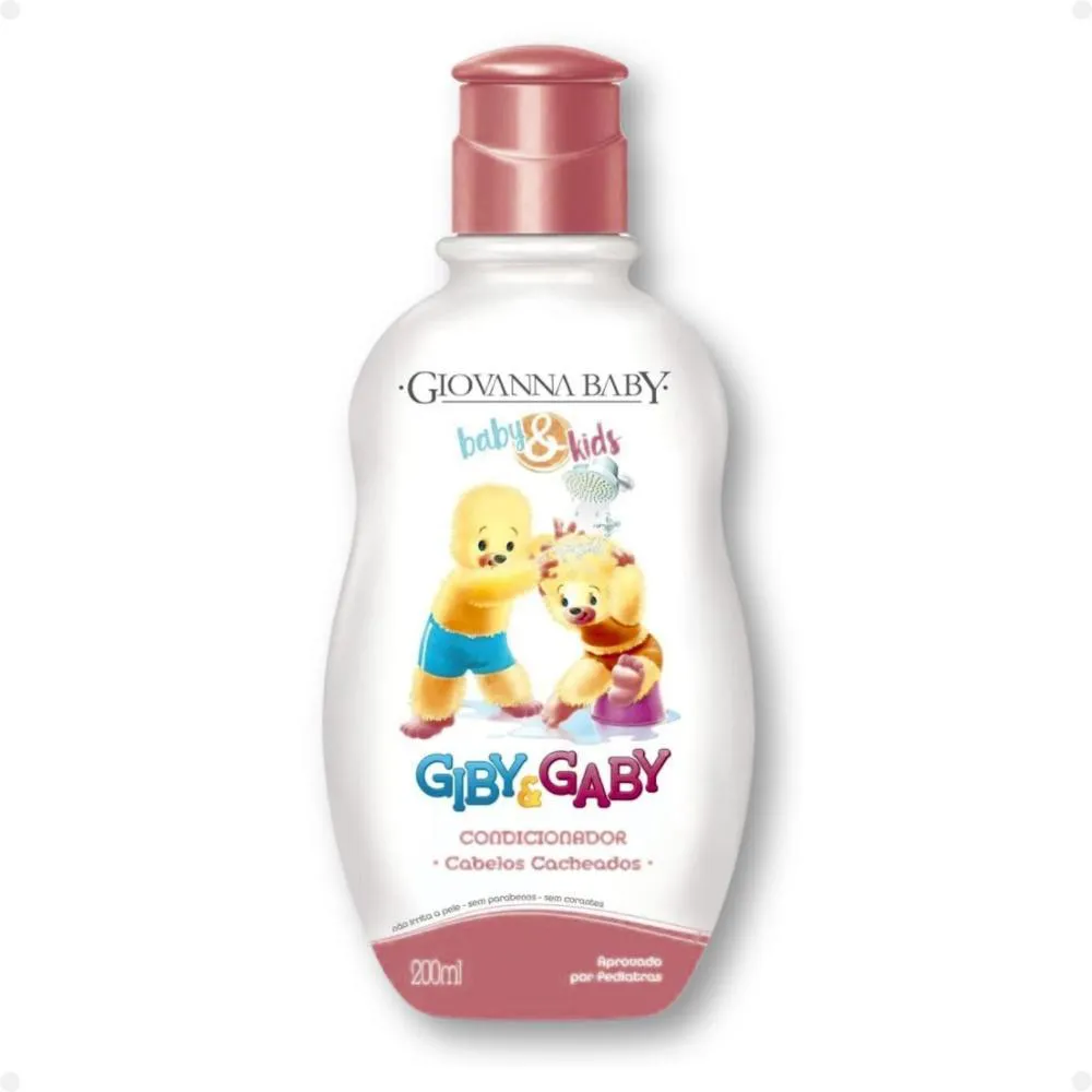 CONDICIONADOR GIOVANNA BABY E KIDS GIBY E GABY CABELOS CACHEADOS 200ML