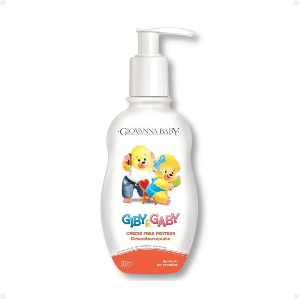 CREME PARA PENTEAR GIOVANNA BABY E KIDS GIBY E GABY DESEMBARAçANTE 200ML