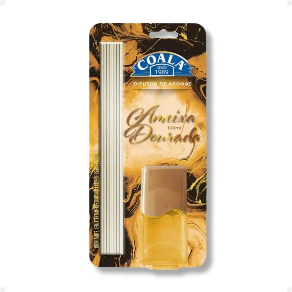DIFUSOR DE AROMAS COALA AMEIXA DOURADA 100ML