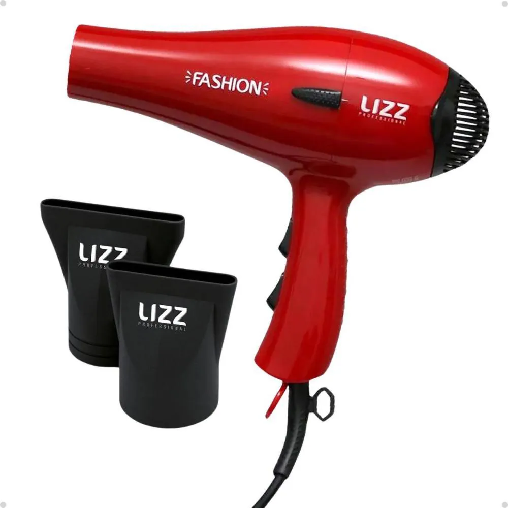SECADOR LIZZ FASHION VERMELHO 2200W 220V