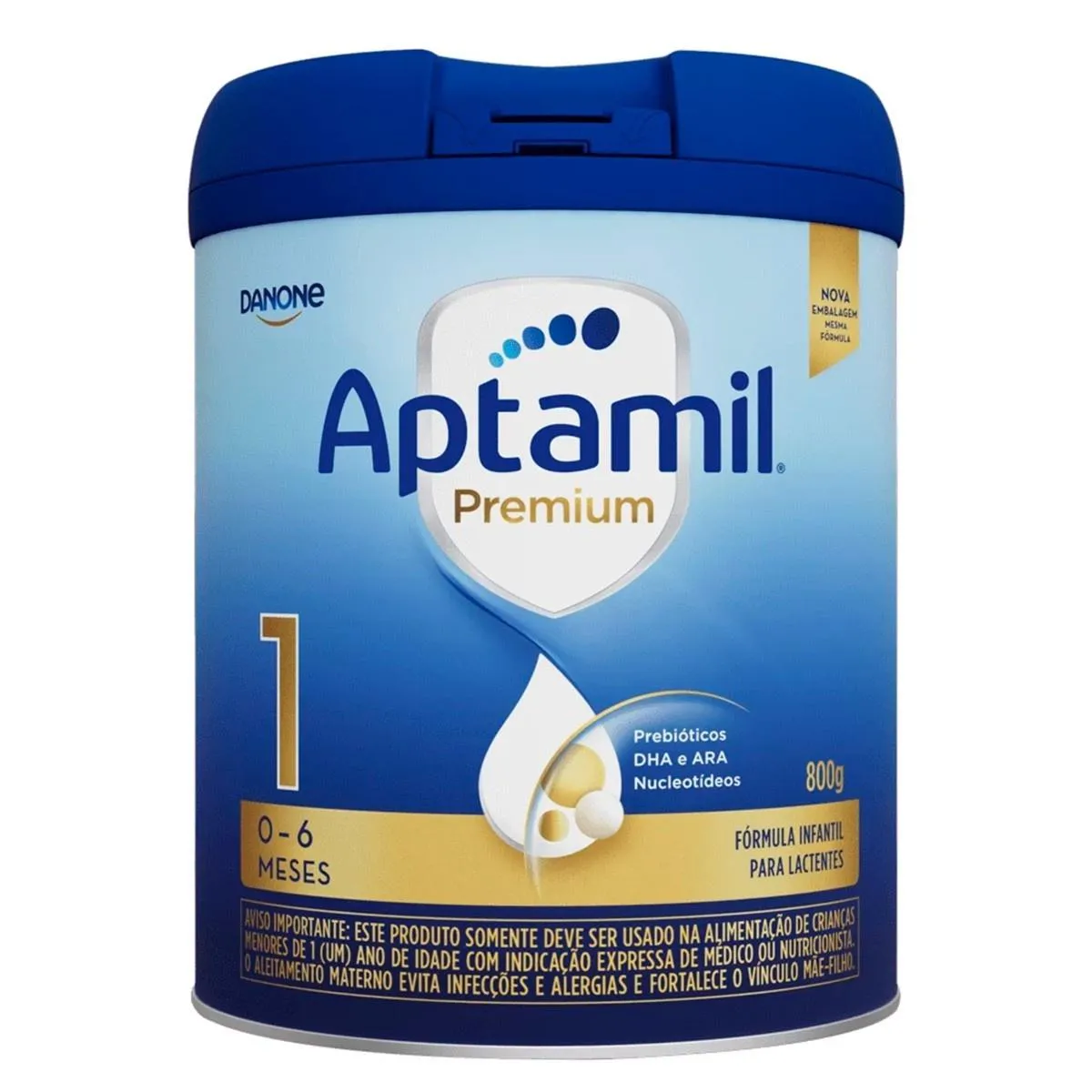 FóRMULA INFANTIL APTAMIL PREMIUM 1 - 800G DANONE (7891025111825)