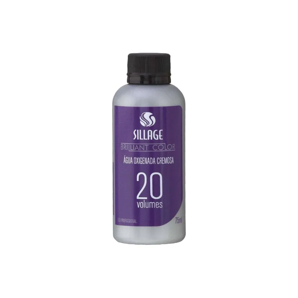 ÁGUA OXIGENADA SILLAGE CREMOSA BRILLIANT COLOR 20 VOL 75ML