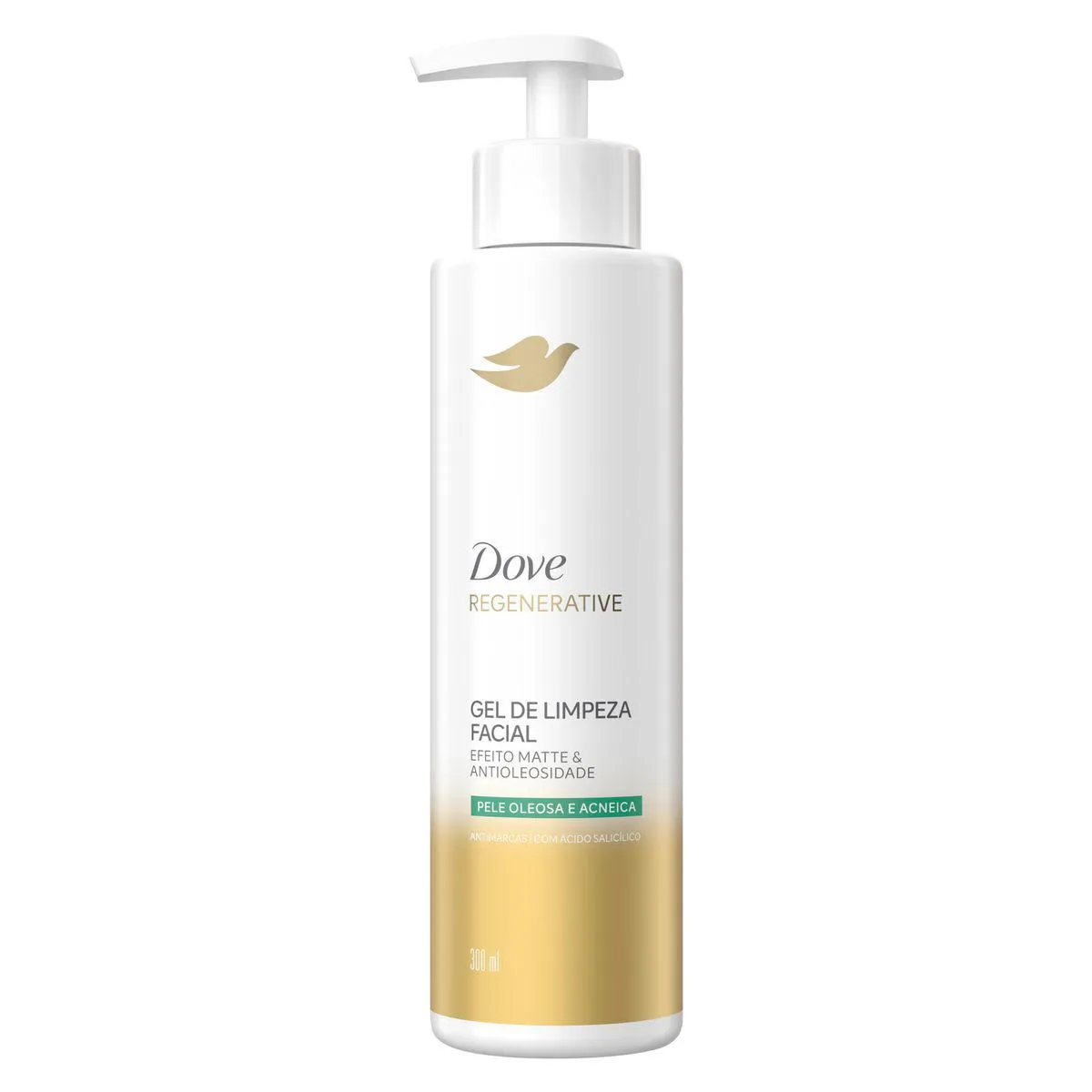 Gel de Limpeza Facial Dove Regenerative Efeito Matte & Antioleosidade 300ml
