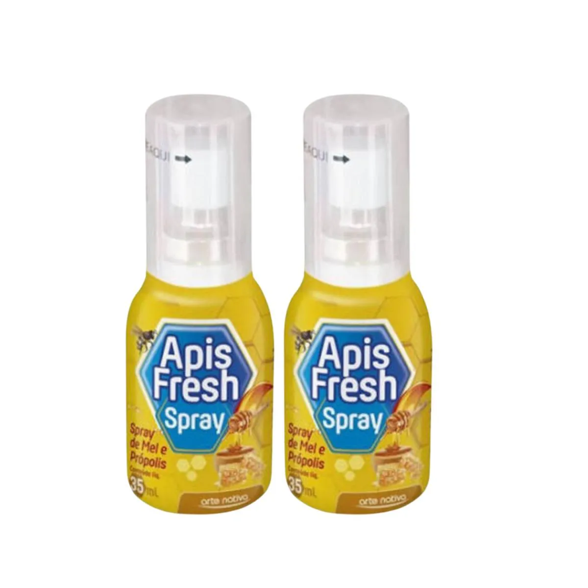 KIT COM 2 SPRAY APIS FRESH MEL E PRóPOLIS 35ML - ARTE NATIVA