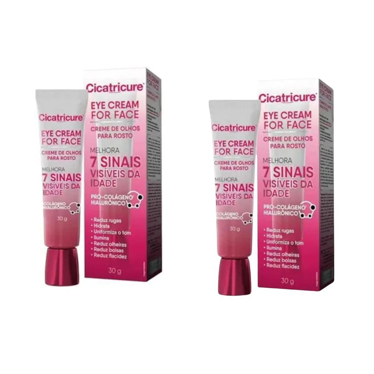 KIT C2 EYE CREAM FOR FACE 7 SINAIS 30G - CICATRICURE