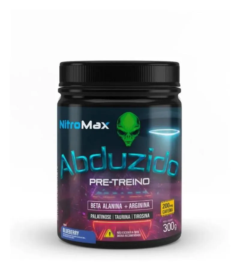 ABDUZIDO PRE TREINO NITRO MAX BLUEBERRY 300G
