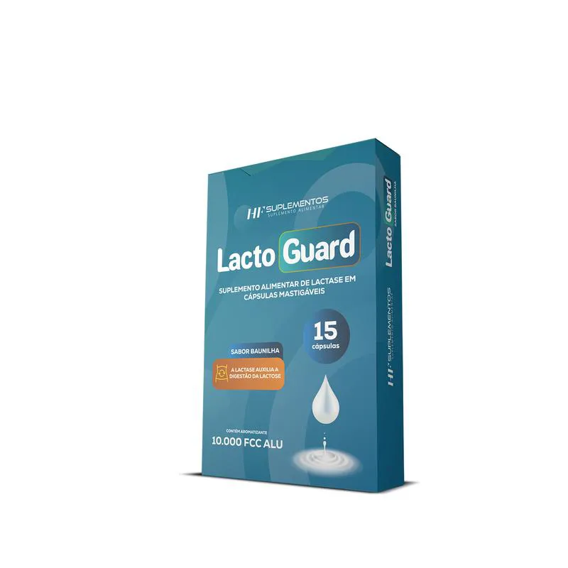 LACTO GUARD LACTASE 15CAPS MASTIGáVEIS SABOR BAUNILHA