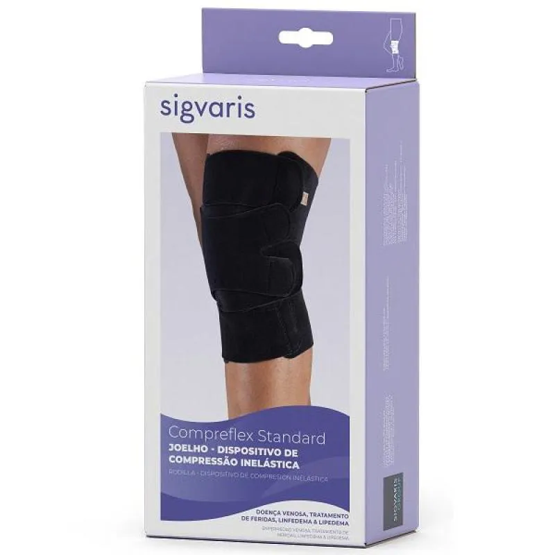 JOELHEIRA COMPREFLEX STANDARD KNEE 602 SIGVARIS PRETO M