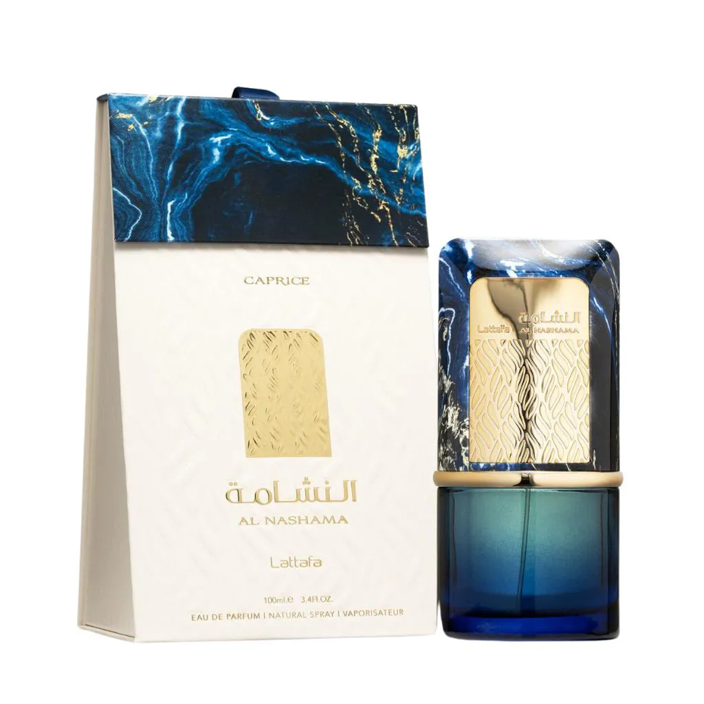 PERFUME ÁRABE AL NASHAMA CAPRICE EAU DE PARFUM LATTAFA 100ML