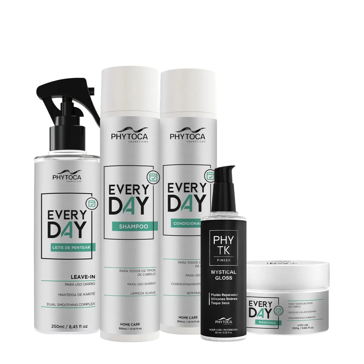 KIT PHYTOCA COSMETICS EVERY DAY HAIR CARE TOTAL (5 PRODUTOS)