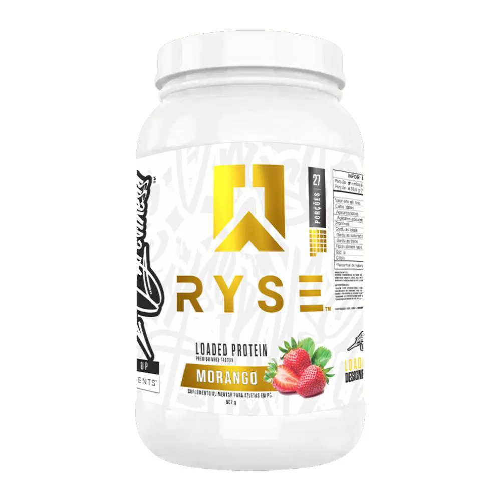 WHEY CONCENTRATE LOADED PROTEIN 907G - RYSE SUPPS Morango