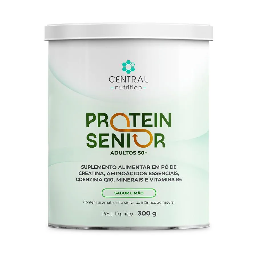 SUPLEMENTO ALIMENTAR PROTEIN SENIOR 50+ 300G - CENTRAL NUTRITION Limão