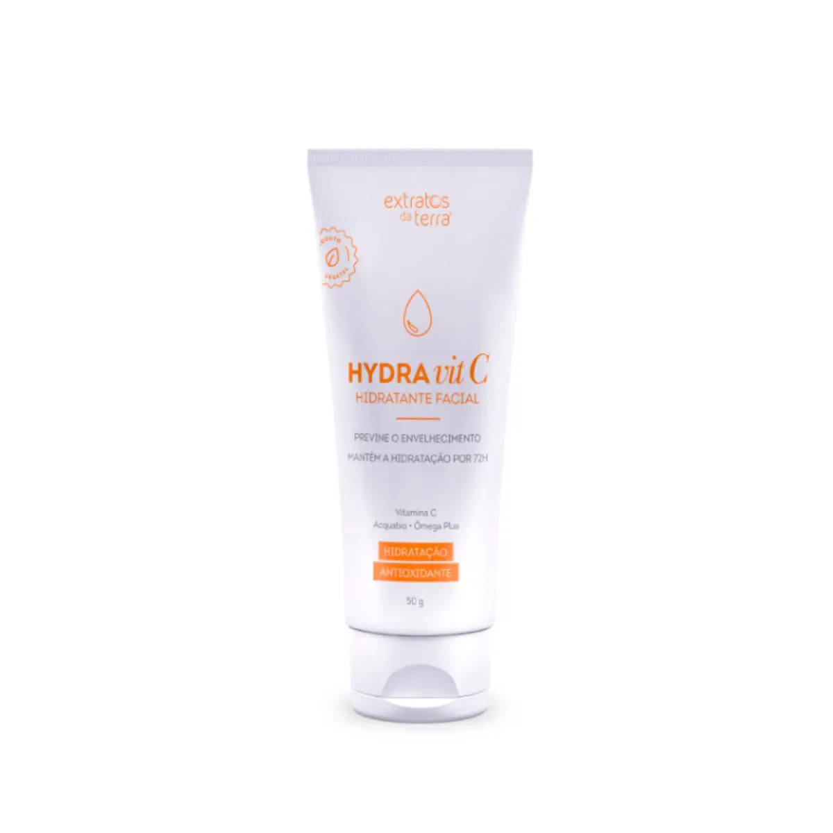 EXTRATOS DA TERRA CREME HIDRATANTE FACIAL HYDRA VIT C 50G