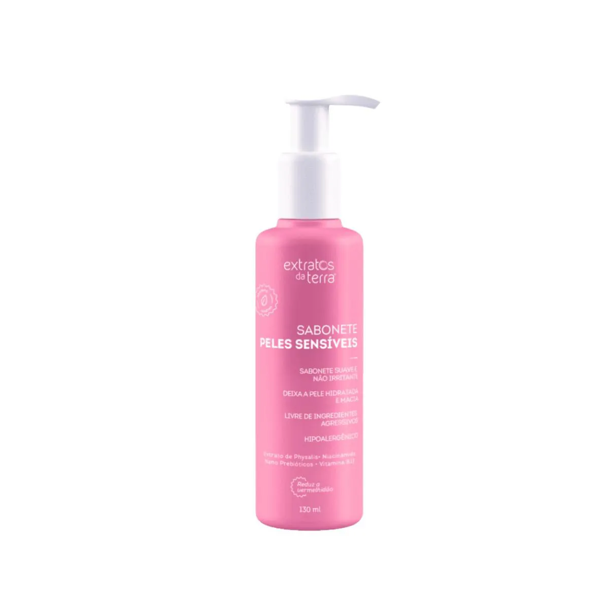 EXTRATOS DA TERRA SABONETE FACIAL PELES SENSíVEIS 130ML