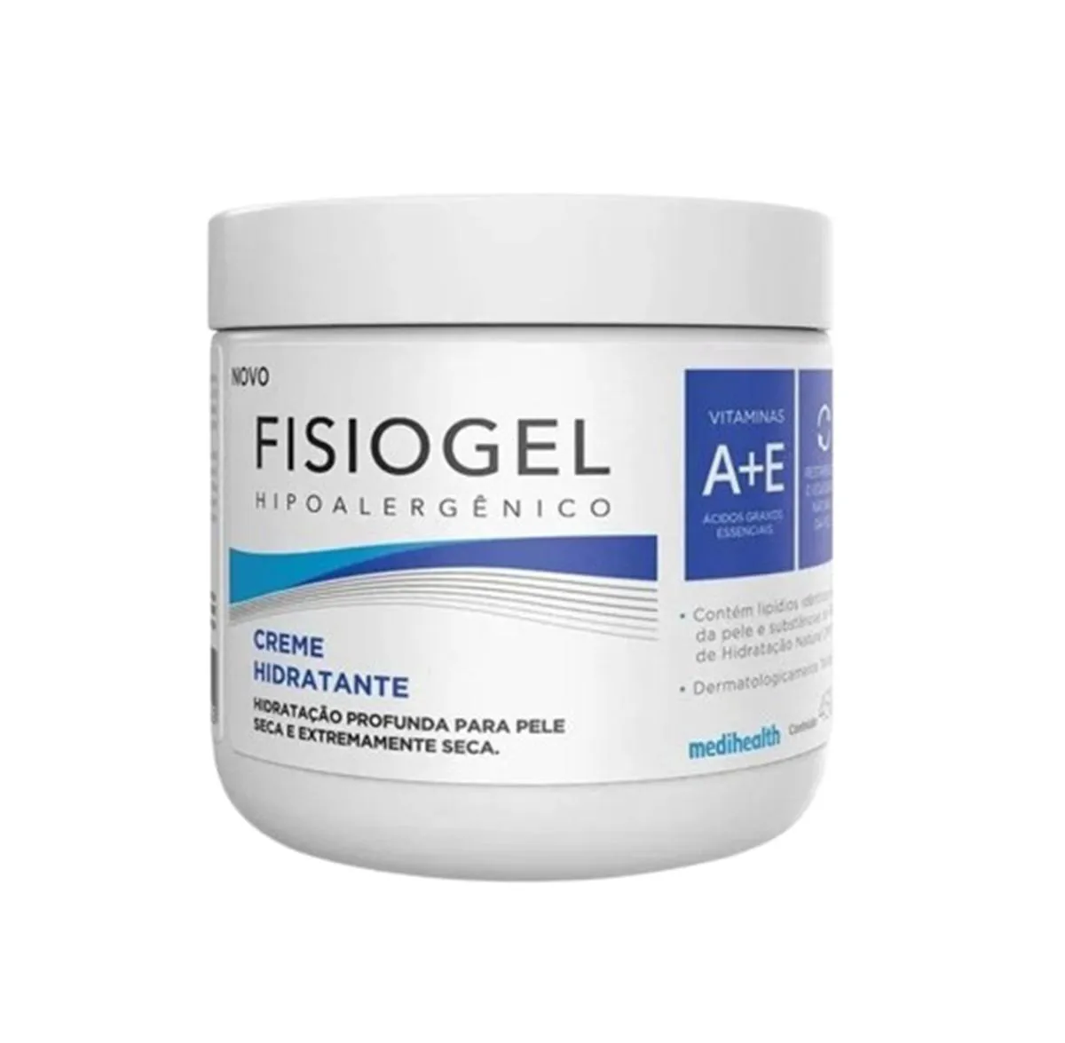 CREME HIDRATANTE FISIOGEL HIPOALERGêNICO VIT A+E 450G