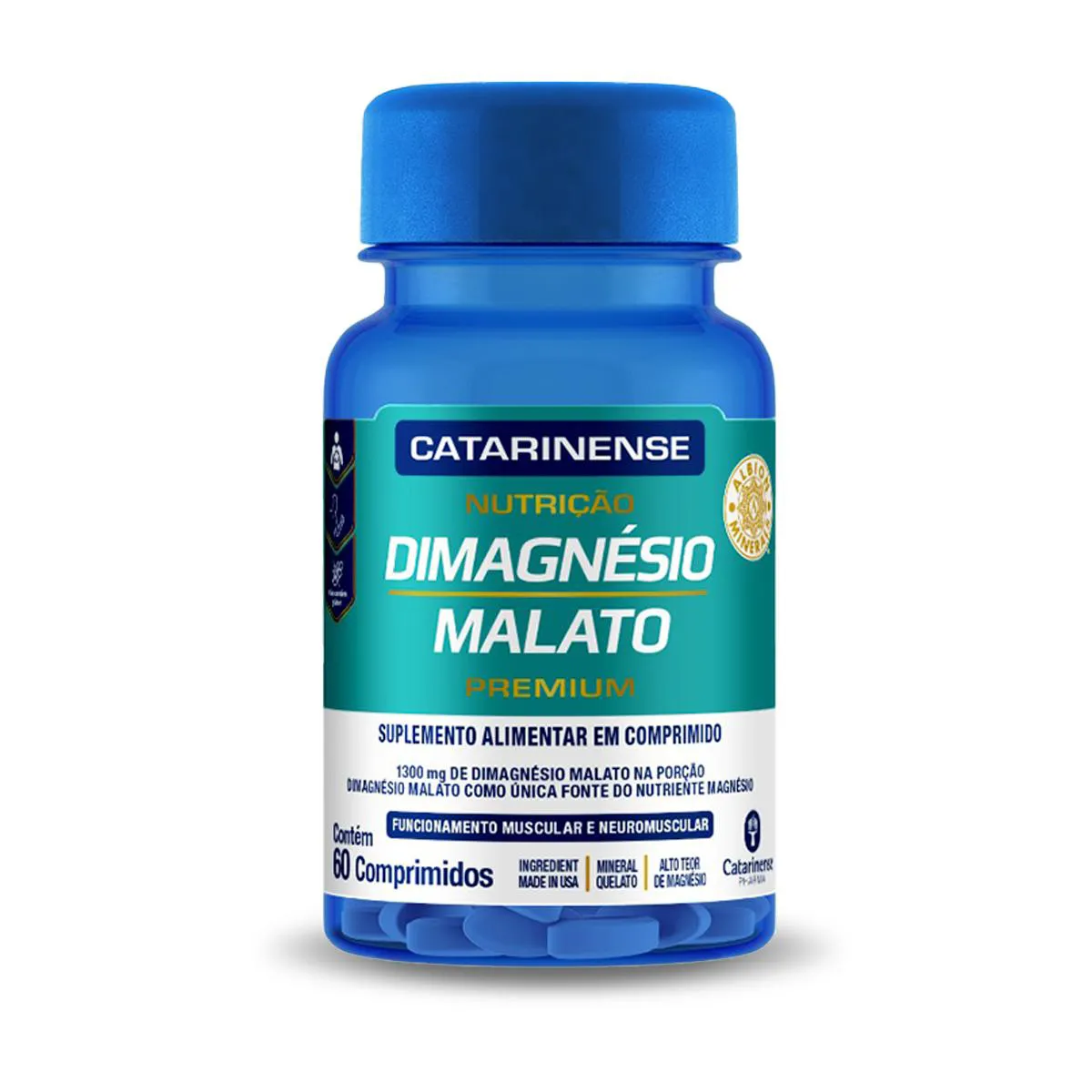DIMAGNéSIO MALATO CATARINENSE 60 COMPRIMIDOS