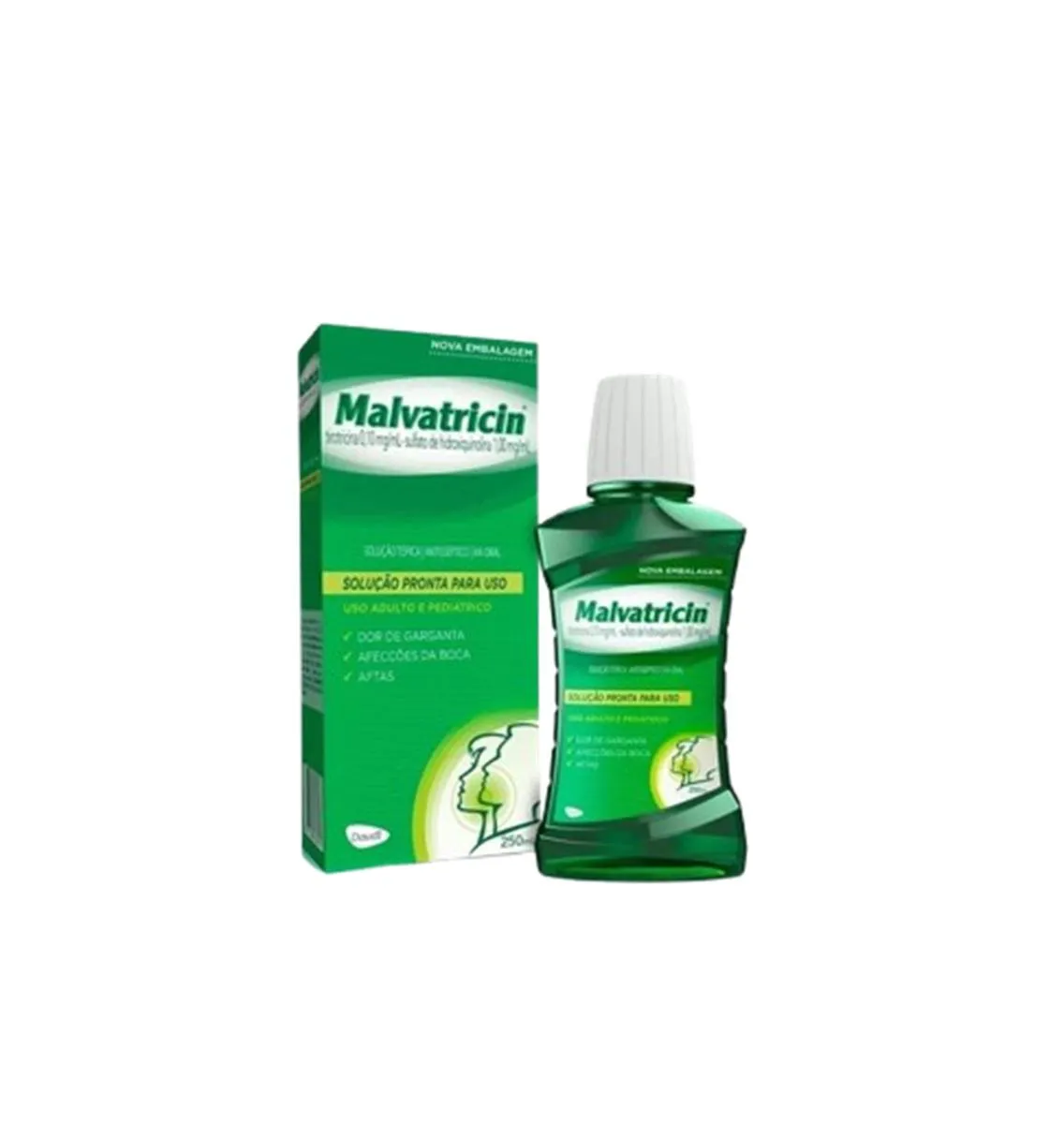 MALVATRICIN - SOLUçãO PRONTA PARA USO 250ML