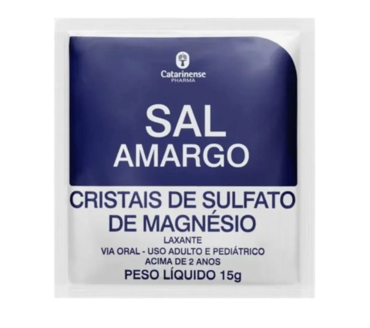 KIT 30 SAL AMARGO SULFATO DE MAGNéSIO CATARINENSE 15G CADA