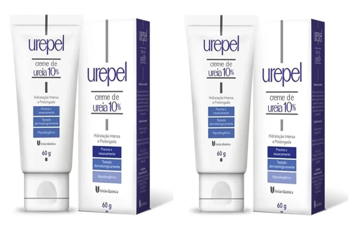 KIT 2 CREME DE UREIA UREPEL 10% 60G - UNIãO QUíMICA