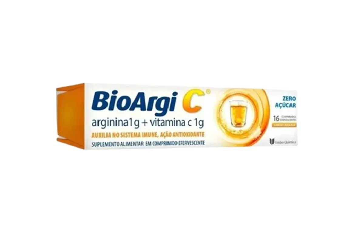 SUPLEMENTO BIOARGI C 16 COMPRIMIDOS - UNIãO QUíMICA