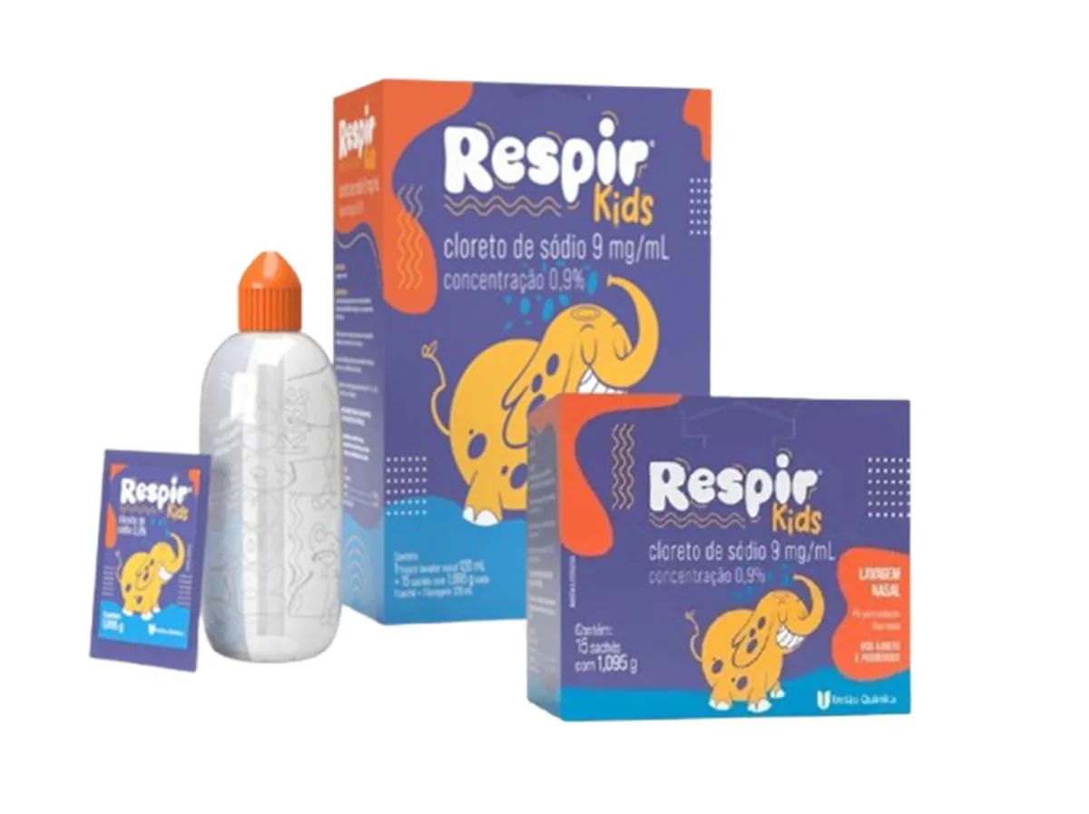 RESPIR KIDS 15 SACHêS + FRASCO LAVADOR NASAL 120 ML