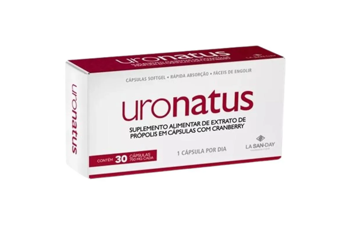 SUPLEMENTO URONATUS EXTRATO DE PRóPOLIS E CRANBERRY 30 CáPS