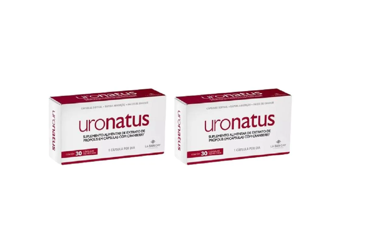 KIT 2 SUPLEMENTO URONATUS EXTRATO DE PRóPOLIS E CRANBERRY