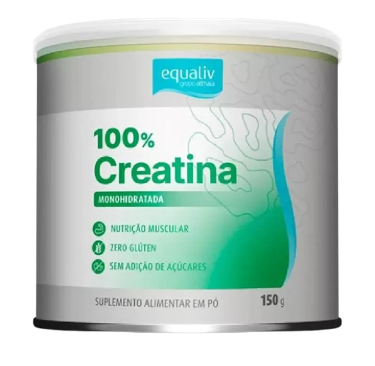 CREATINA 100% MONOHIDRATADA SUPLEMENTO 150G - EQUALIV