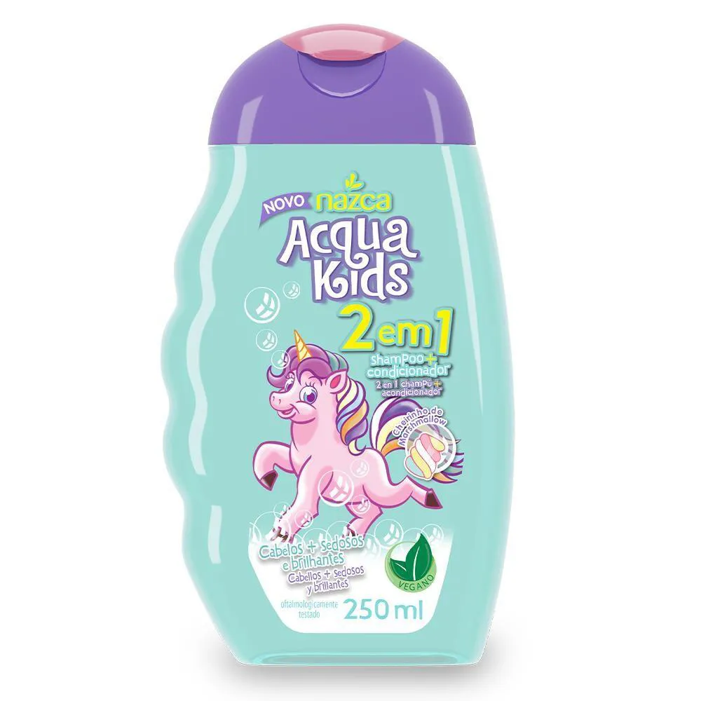 ACQUA KIDS SHAMPOO 2 EM 1 MARSHMALLOW VEG