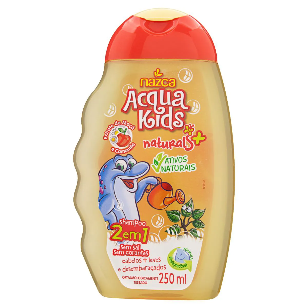 ACQUA KIDS SHAMPOO 2X1 MAçã E CAMOMILA VEG
