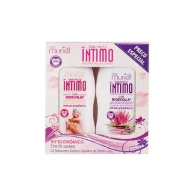 KIT SABONETE INTIMO TRADICIONAL + FLORAL 200ML