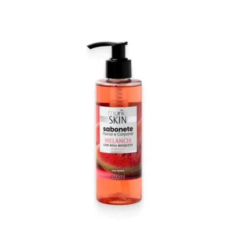 SABONETE LíQUIDO FACIAL CORPORAL MURIEL SKIN MELâNCIA 200ML